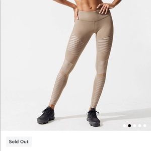 Tan Khaki ALO Yoga Moto Leggings Sold Out!